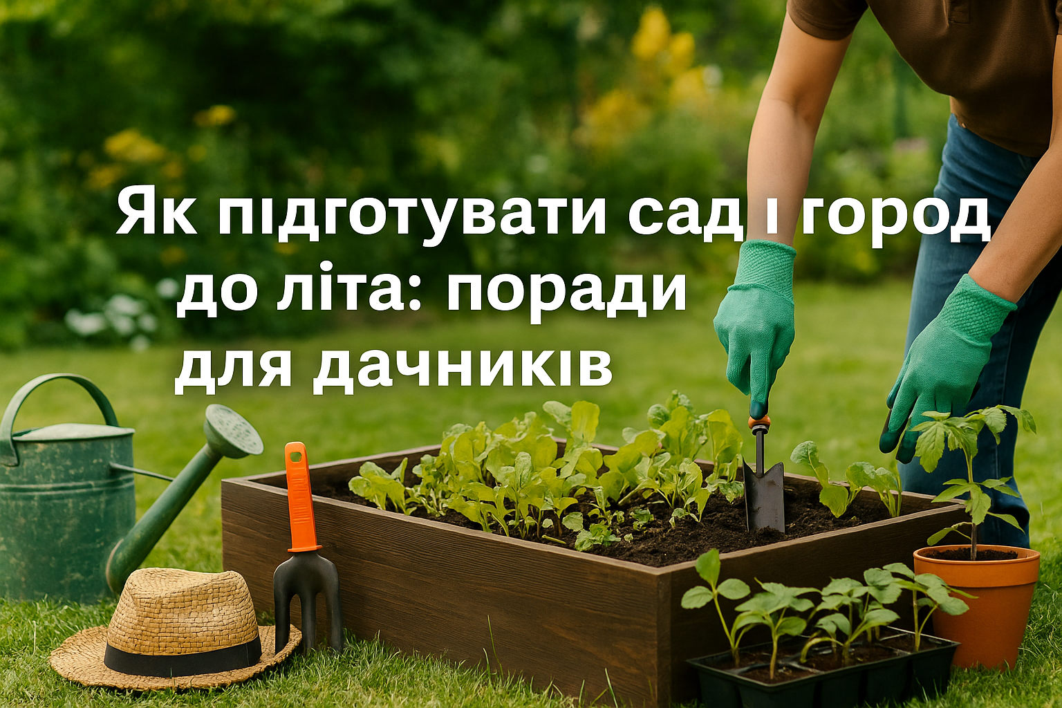 🌱 Як підготувати сад і город до літа: поради для дачників