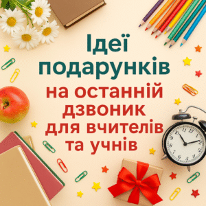 🎁 Ідеї подарунків на останній дзвоник для вчителів та учнів